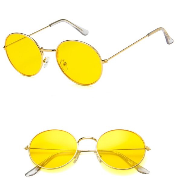New Korean round jelly sunglasses transparent ocean sunglasses sunglasses vintage sunglasses 3019 - Image 2
