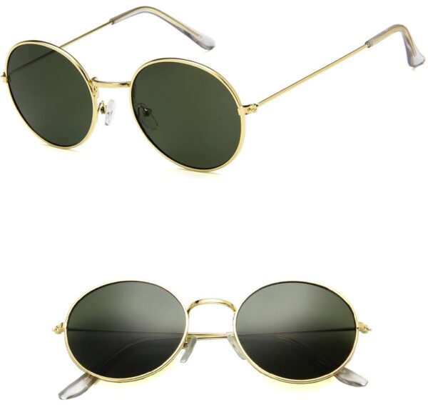 New Korean round jelly sunglasses transparent ocean sunglasses sunglasses vintage sunglasses 3019 - Image 4