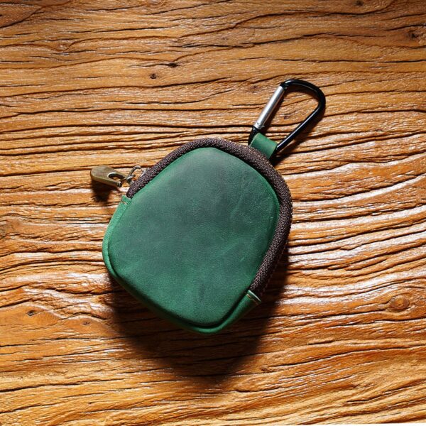 Cowhide Small Wallet Zipper Shell - Image 4