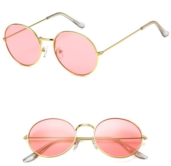 New Korean round jelly sunglasses transparent ocean sunglasses sunglasses vintage sunglasses 3019 - Image 10