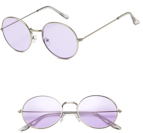 New Korean round jelly sunglasses transparent ocean sunglasses sunglasses vintage sunglasses 3019 - Image 5