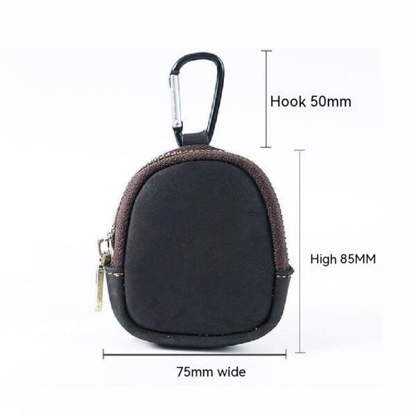 Cowhide Small Wallet Zipper Shell - Image 9