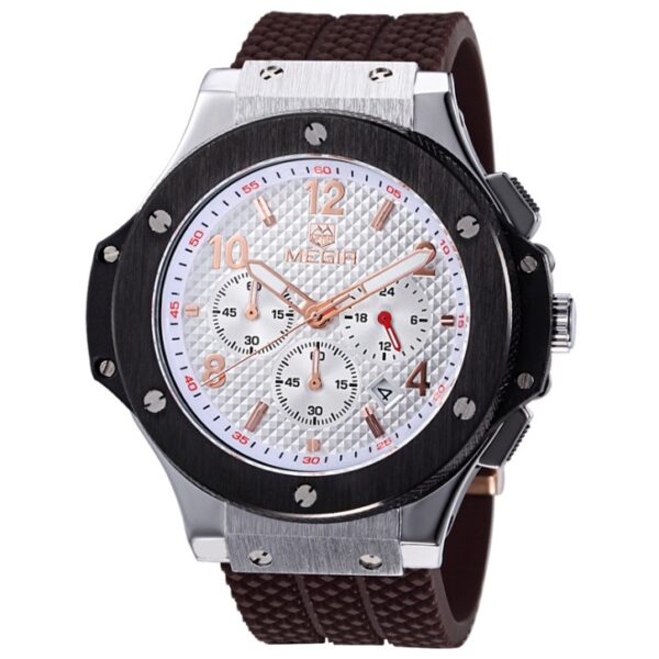 Watches Men Luxury Quartz Wrist Watch Male Sports Military Chronograph Watches - Image 3