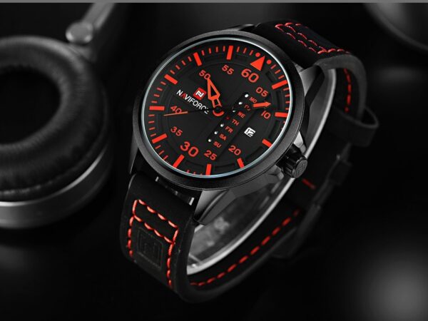 Top Luxury Brand NAVIFORCE Men Sports Watches Men's Quartz Date Clock Man Leather Army Military Wrist Watch Relogio Masculino - Image 3