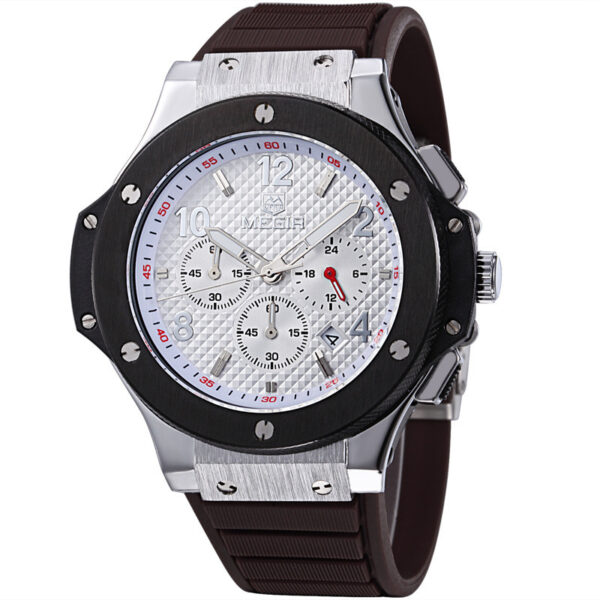 Watches Men Luxury Quartz Wrist Watch Male Sports Military Chronograph Watches - Image 9