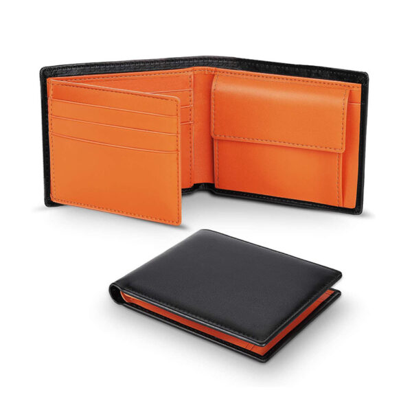Men's Short Top Layer Cowhide Wallet - Image 3