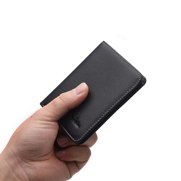 Men's Slim Leather Wallet – RFID Blocking | Ultra-Thin Cowhide Wallet - Image 8