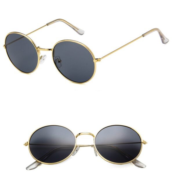 New Korean round jelly sunglasses transparent ocean sunglasses sunglasses vintage sunglasses 3019 - Image 6