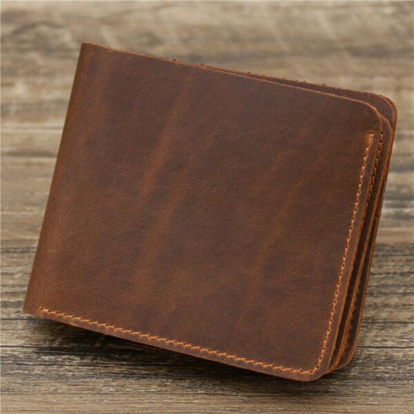 Men's Card Holder Genuine Leather Wallet - Image 7