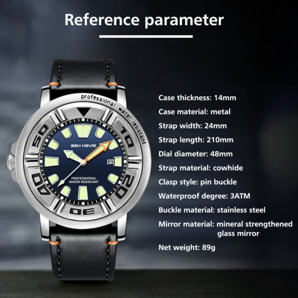 Business Men's Quartz Watches Waterproof - Image 4