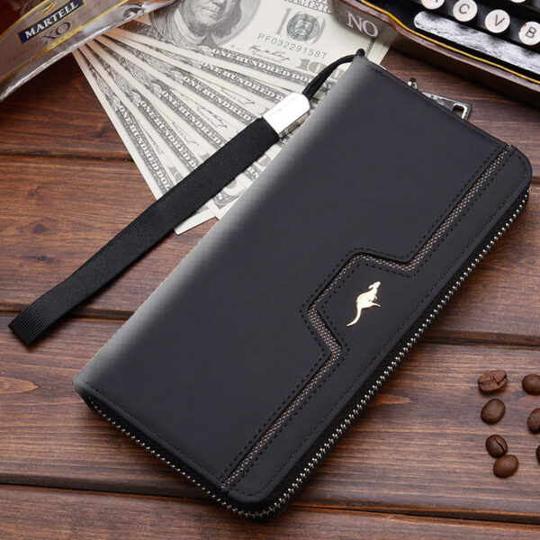 New Men's Wallet Long Zipper - Image 3