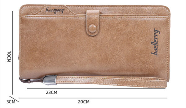 Men's Retro Multifunction Phone Bag Wallet - Image 3