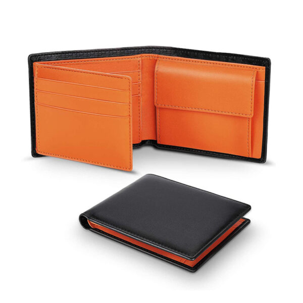 Men's Short Top Layer Cowhide Wallet - Image 5