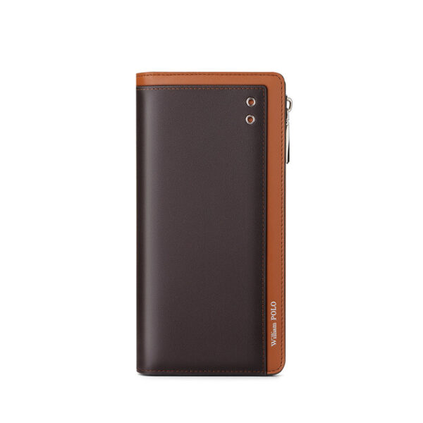 Wallet Men's Long Type Leather Large Capacity - Image 2