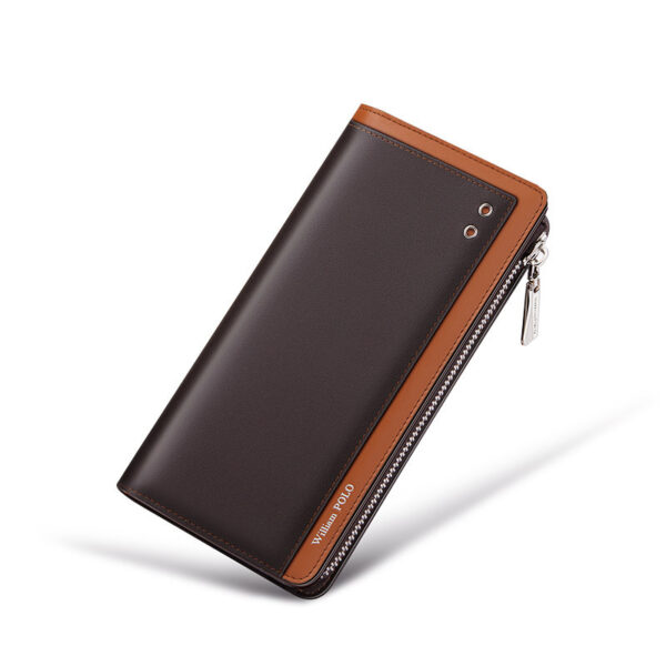 Wallet Men's Long Type Leather Large Capacity - Image 3
