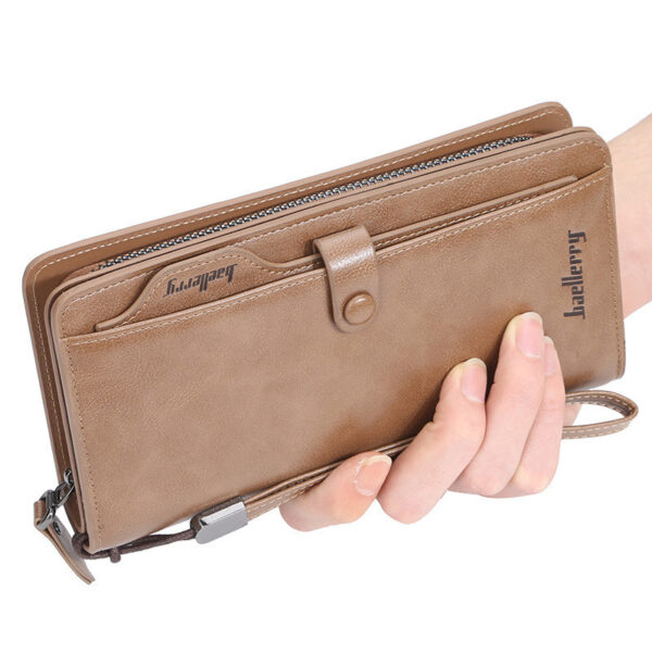 Men's Retro Multifunction Phone Bag Wallet - Image 4