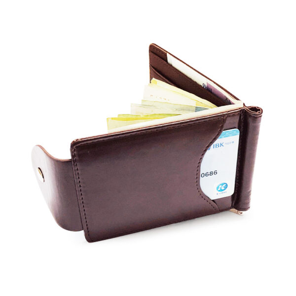 PU Leather Wallet Short Fashion Men's Wallet - Image 3