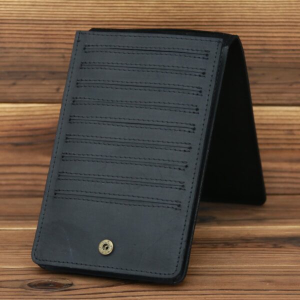 Men's Long Mobile Phone Bag Money Bag Head Layer Cowhide Crazy Ma Card Bag Wallet Card Clip Big Card Clip Thin - Image 7