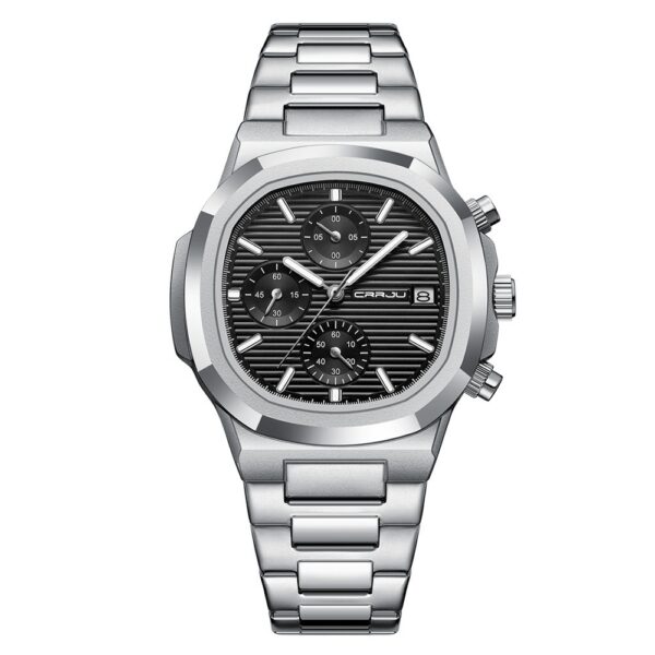 Multifunctional Quartz Waterproof Calendar Six-pin Watch - Image 3