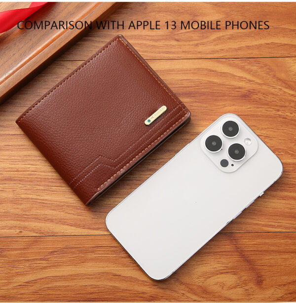 Soft Leather Multi-card Slot Small Wallet - Image 2