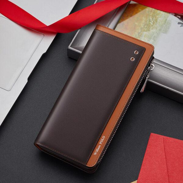 Wallet Men's Long Type Leather Large Capacity - Image 8