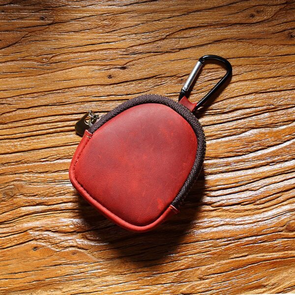 Cowhide Small Wallet Zipper Shell - Image 7