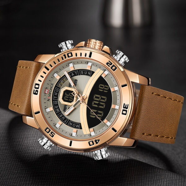 NAVIFORCE belt quartz watch - Image 4